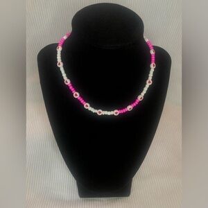 Beaded heart necklace